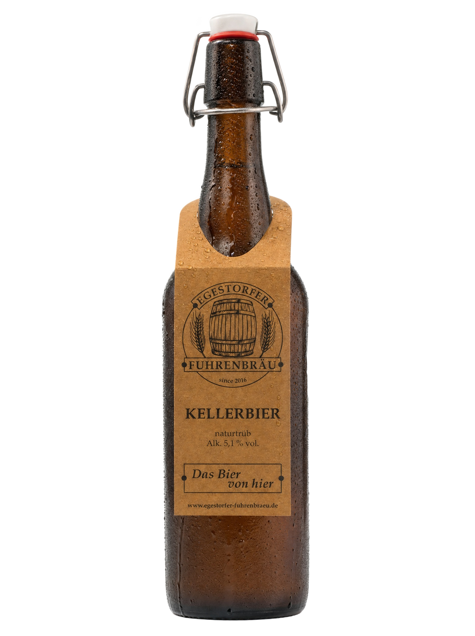 Flasche Egestorfer Fuhrenbräu Kellerbier